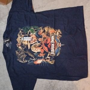 New Jurassic World navy tshirt top
